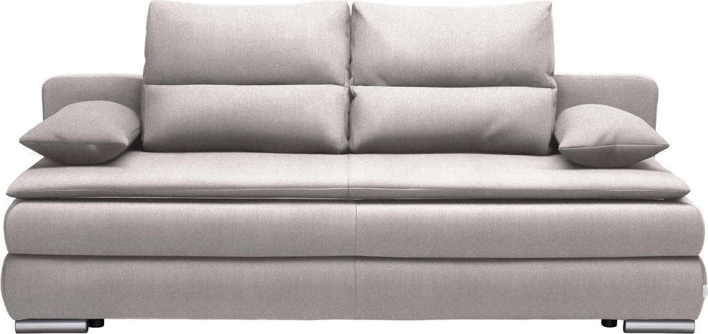 XXXLutz ROZKLADACIA POHOVKA, textil, strieborná Livetastic - Sedačky - 001574001215