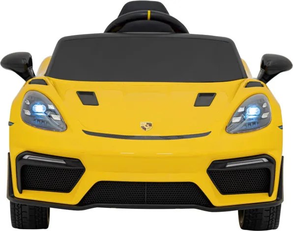 Elektrické autíčko Porsche Spyder RS 718 MP4 žlté