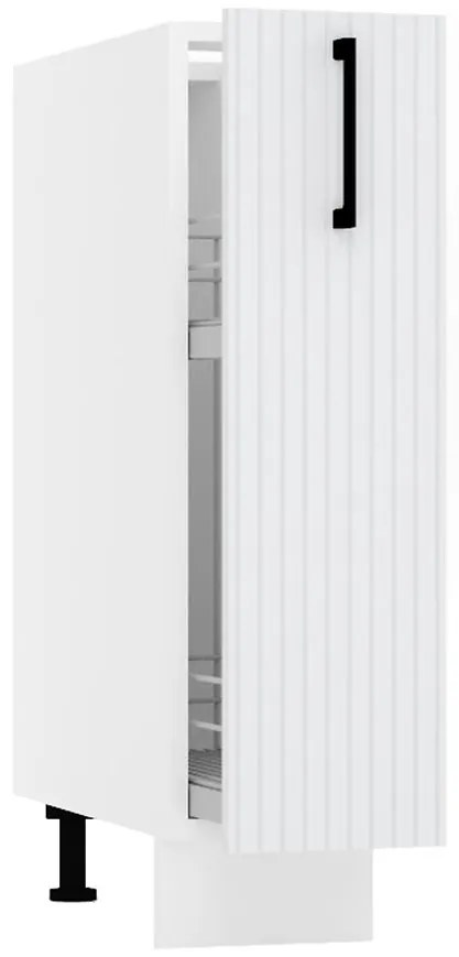 Skrinka do kuchyne  Kate d20 cargo + kos svetlo šedá mat