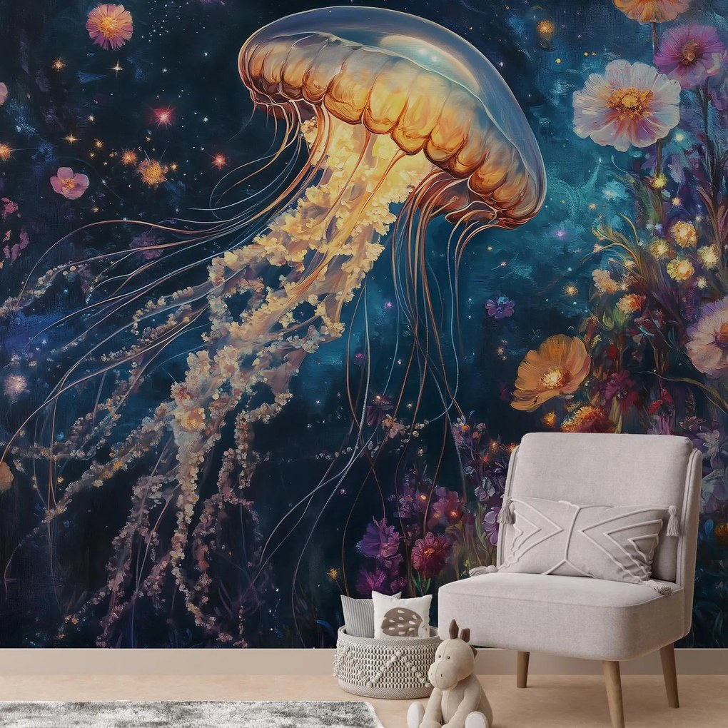 Fototapeta - Čarovná medúza (147x102 cm)