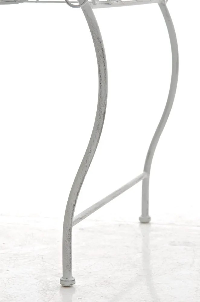 Kovový stôl GS3438892 - Biela antik