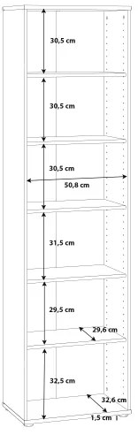 Knižnica URAN biela