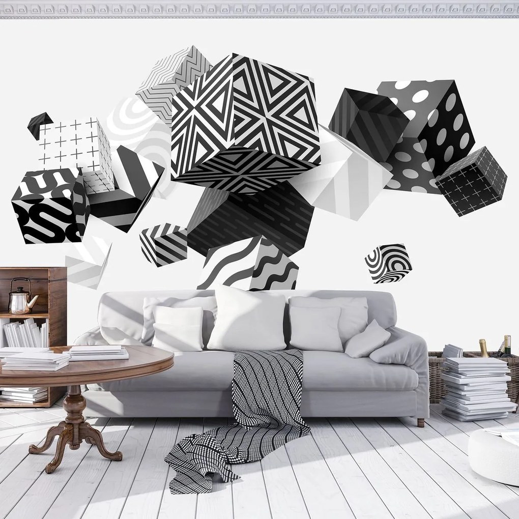 Fototapeta - Geometria 3D (254x184 cm)