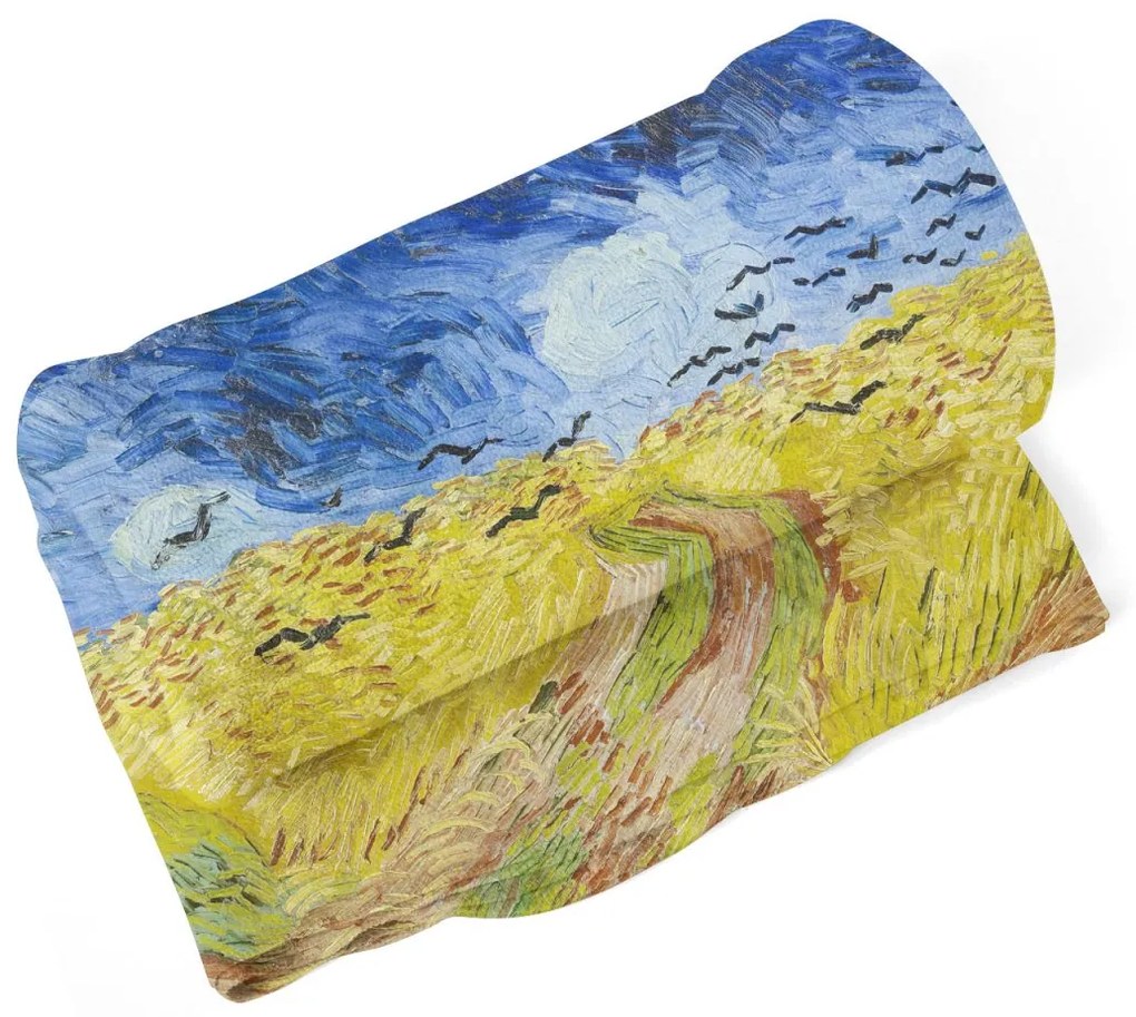 Sablio Deka Pšeničné pole s vranami - Vincent van Gogh - 150x120 cm