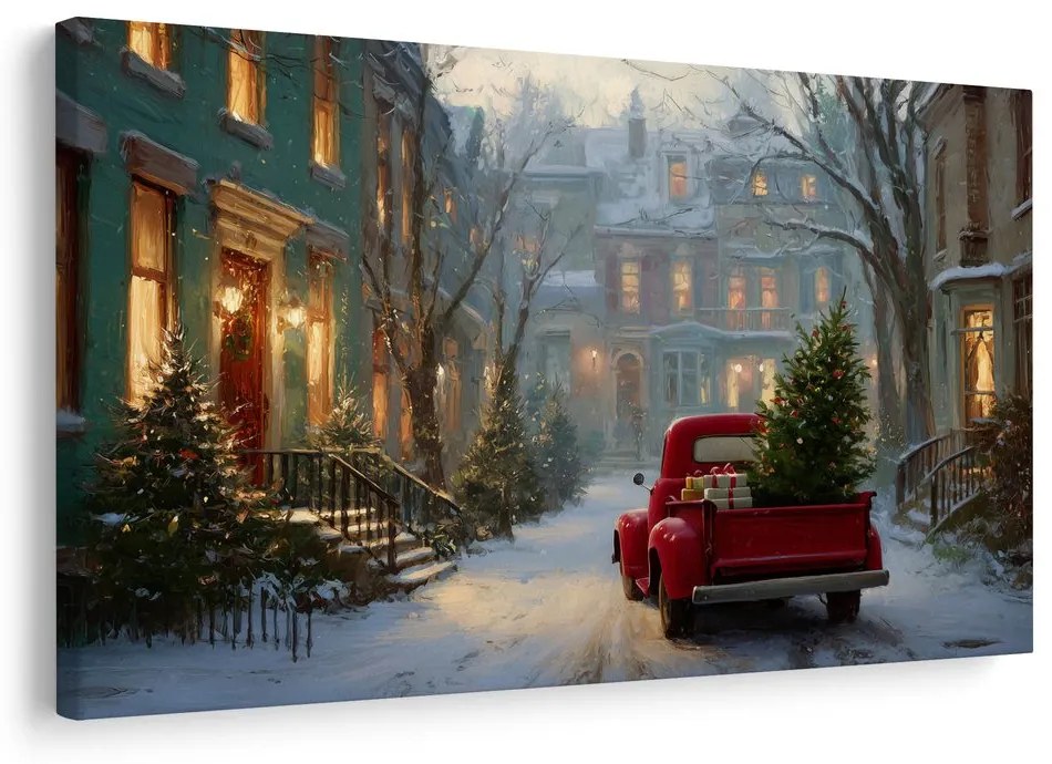 Vianočný obraz auto splnených prianí