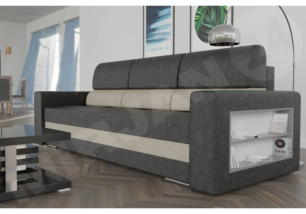 Pohovka s úložným priestorom Carina, Dostupné poťahy: Amor Velvet 4311