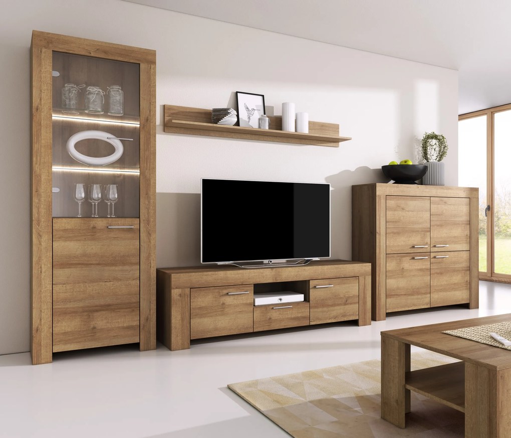 Konferenční stolek Sky II 103 cm dub Riviéra