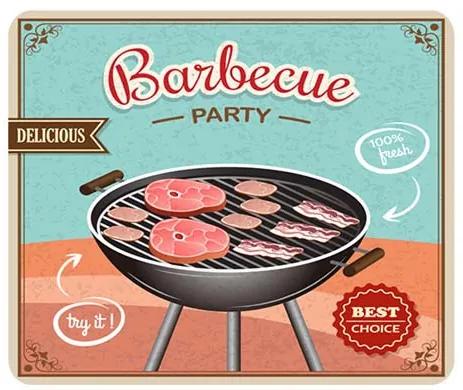 Ceduľa Barbecue Party