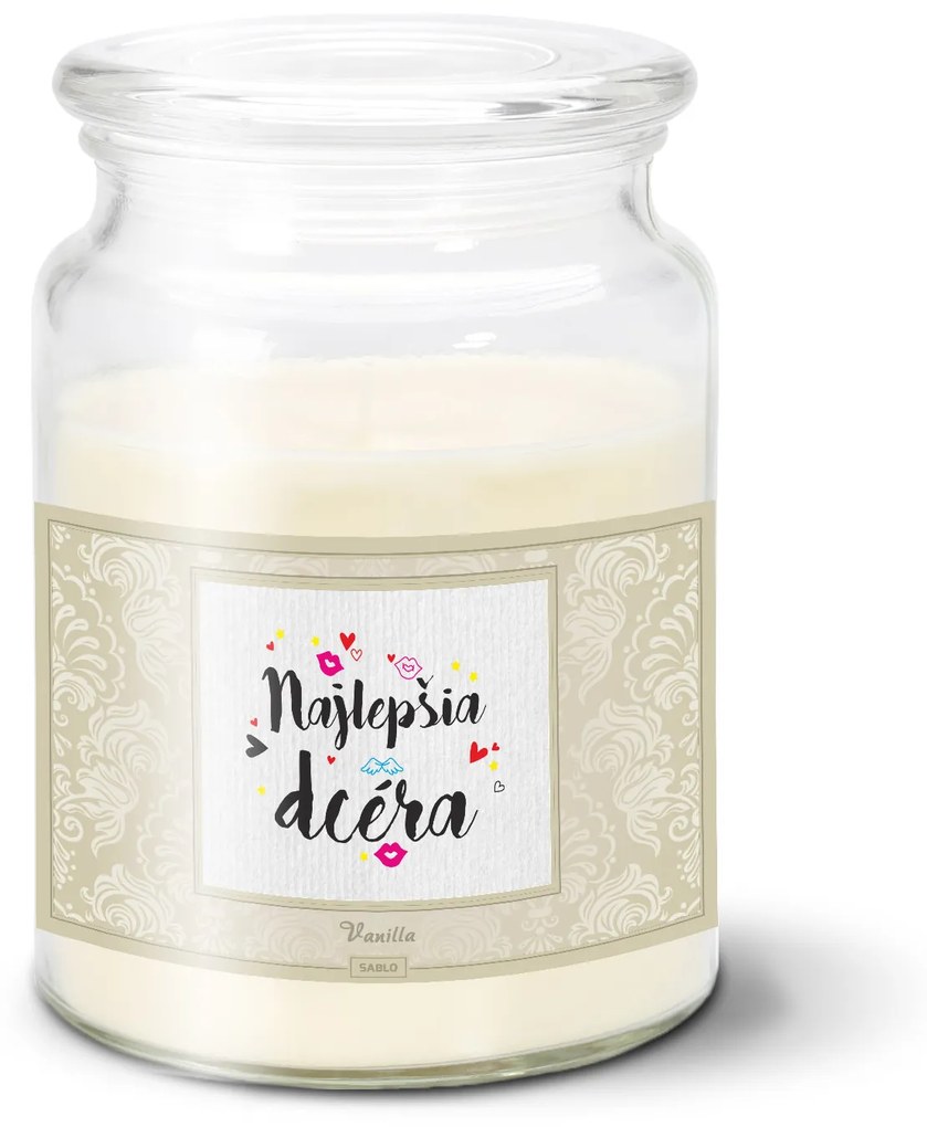 Sablio Sviečka Najlepšia dcéra - 500 g