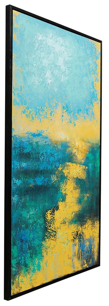 Jardin obraz modrý 125x125 cm