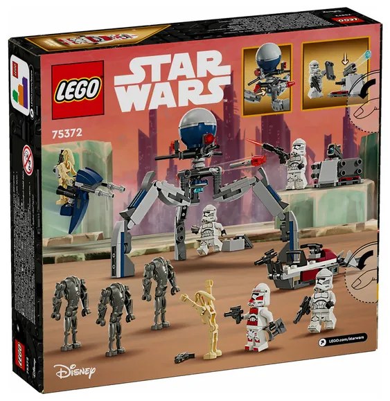 Lego®  Star Wars 75372 Bojový balíček Klonového vojaka a Bojového droida  (100378734)