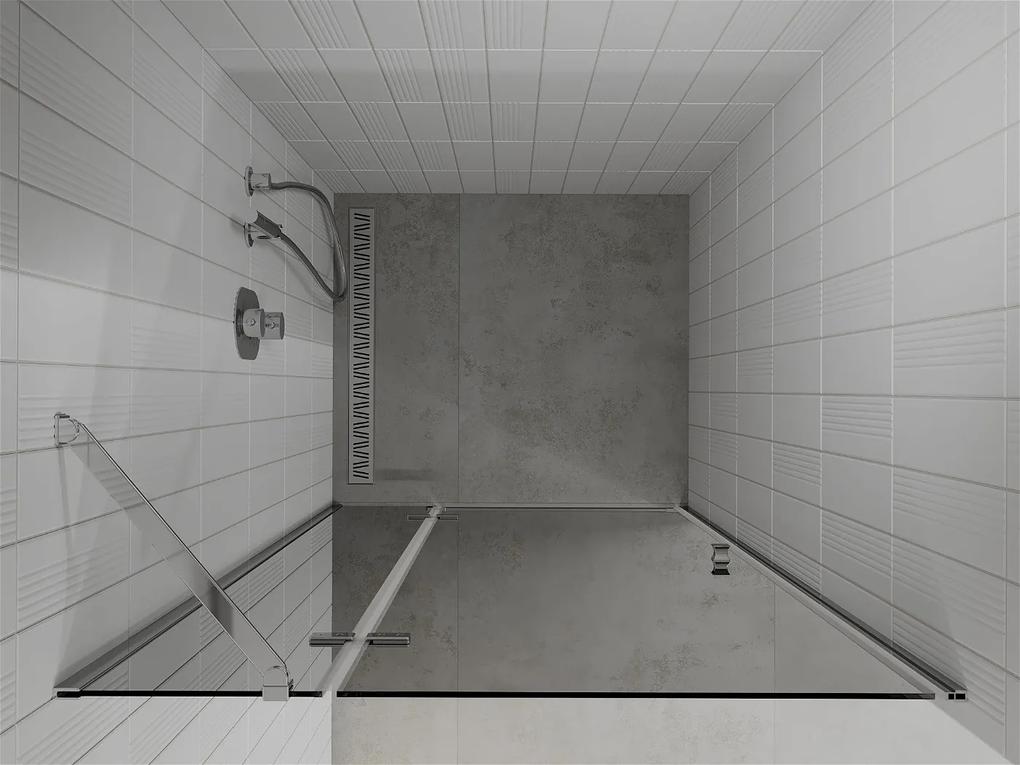 Mexen ROMA sprchové otváracie dvere ku sprchovému kútu 120 cm, šedá, 854-120-000-01-40