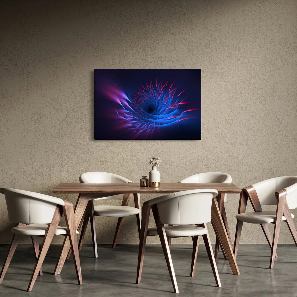 Obraz - abstrakcia kvetu (90x60 cm)