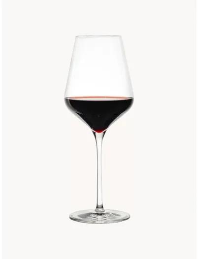 Krištáľové poháre na červené víno Quatrophil, 6 ks
