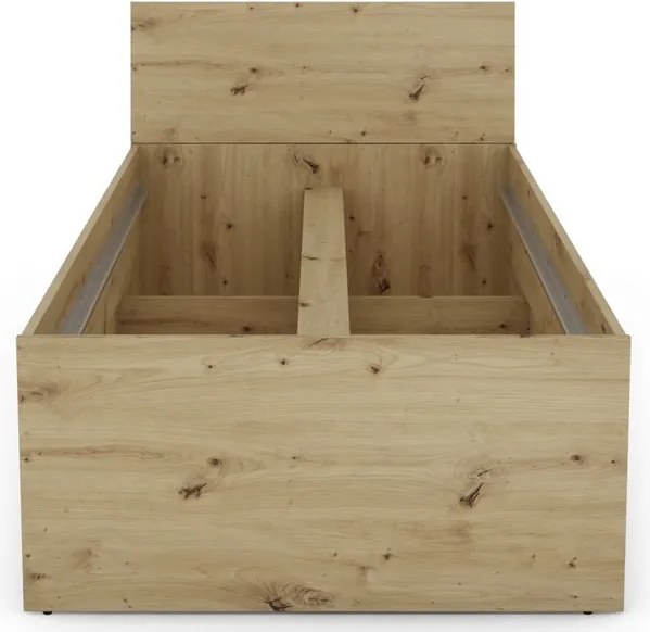 Posteľ so zásuvkami Carlos 90x200, dub artisan