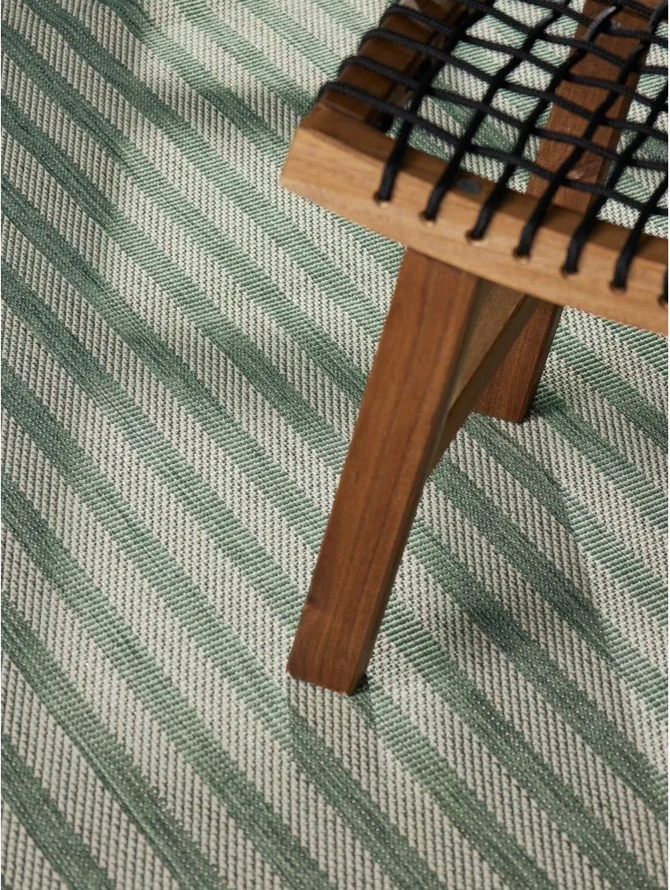 Zelený/krémovobiely vnútorný a vonkajší koberec 160x230 cm Haringey Linley – Ted Baker