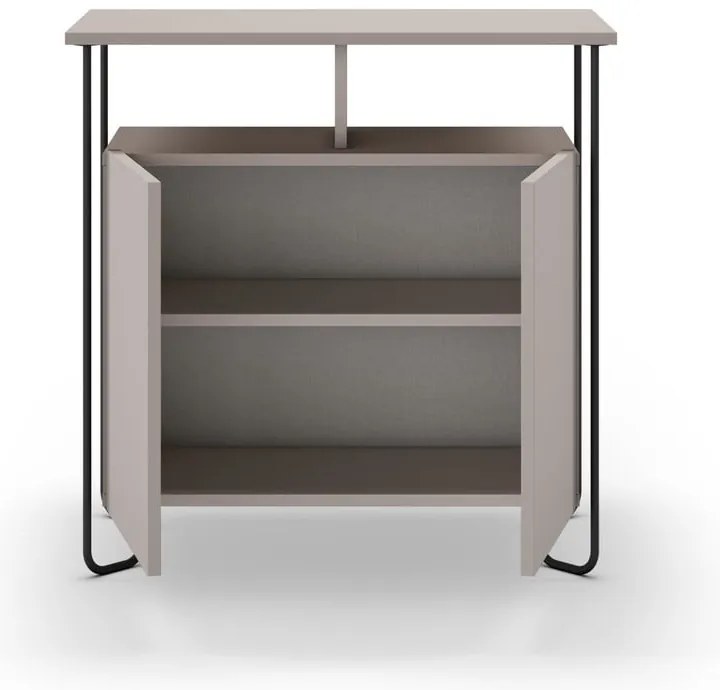 Sivo-béžová skrinka 80x80 cm Dilly – Marckeric