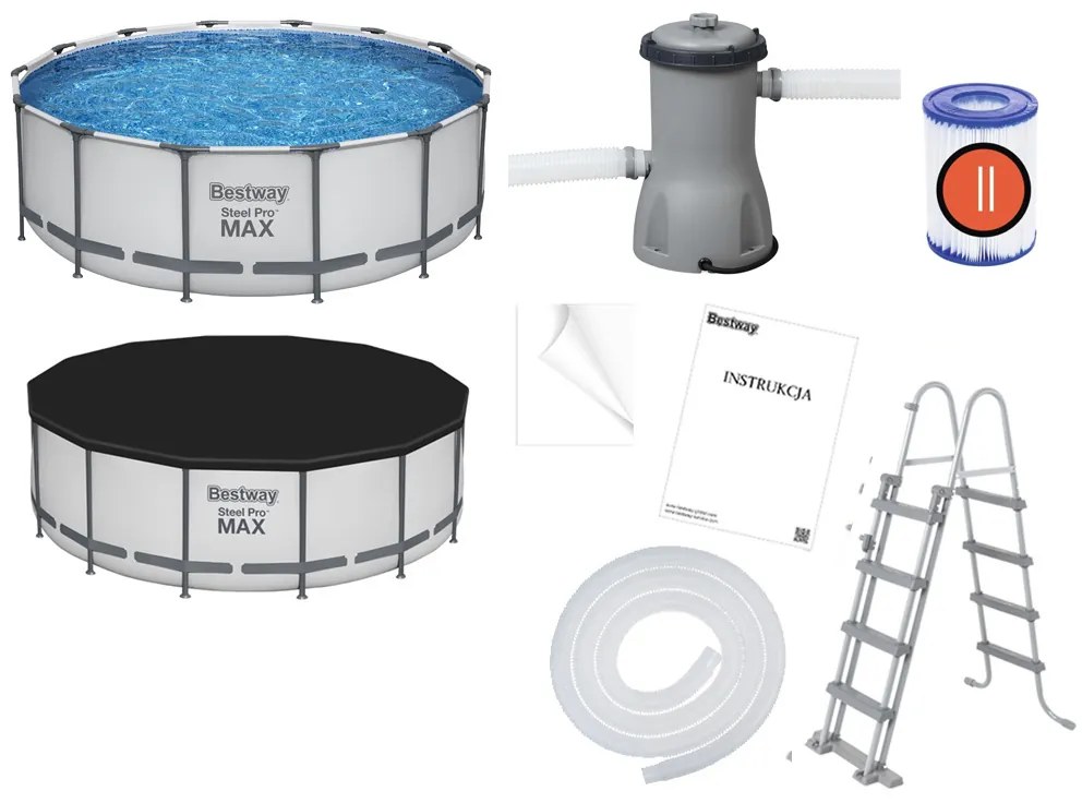 Bazén Steel Pro Max 427x122 cm Bestway – 5612X