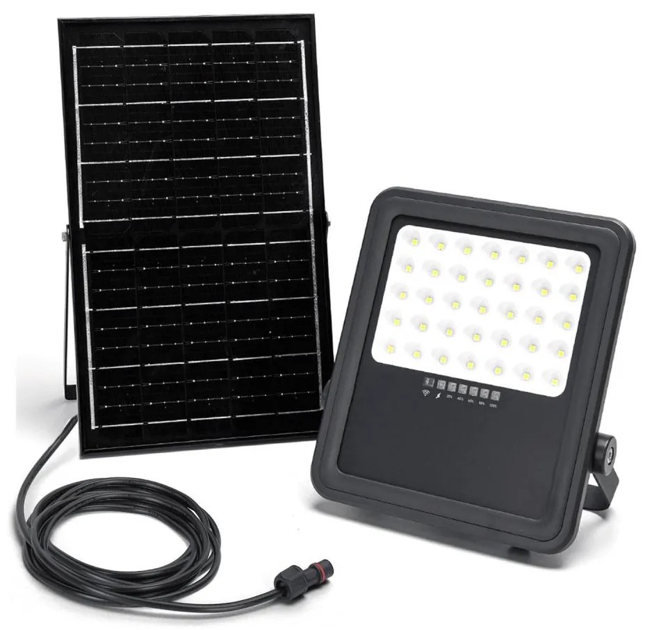 Aigostar - LED Stmievateľný solárny reflektor LED/300W/3,4V IP65 + DO