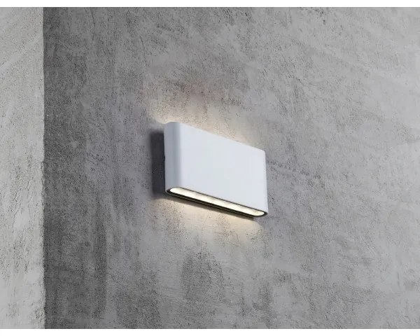 Nordlux - LED Vonkajšie nástenné svietidlo KINVER LED/8,5W/230V IP54 biela