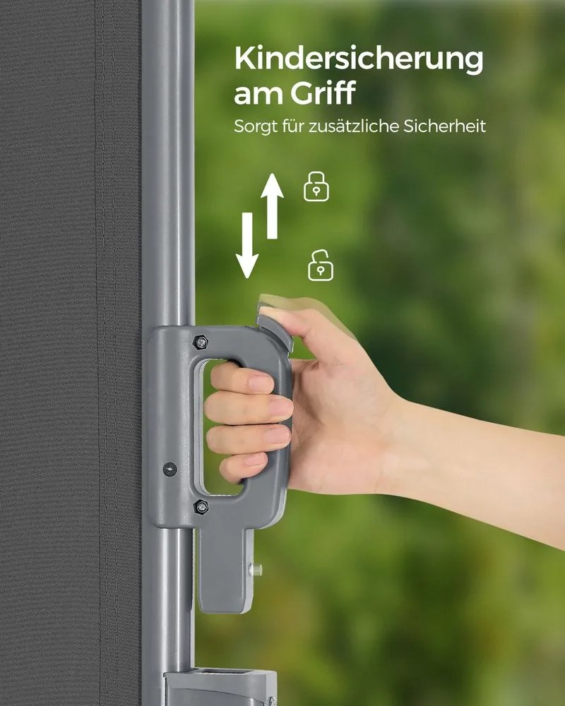 Bočná markíza 160 x 350 cm SONGMICS GSA165G02