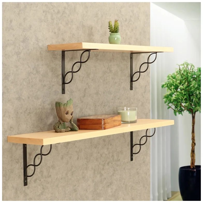 Polica na stenu s konzolou Luna 125 cm BUK