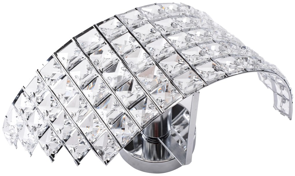 Toolight Toolight, nástenné svietidlo PARMA 1xE27 APP676-1W, chrómová, OSW-03670