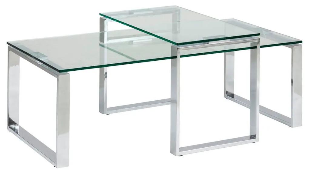 Sada 2 ks Konferenčný stolík Katrine 45 × 115 × 69 cm ACTONA