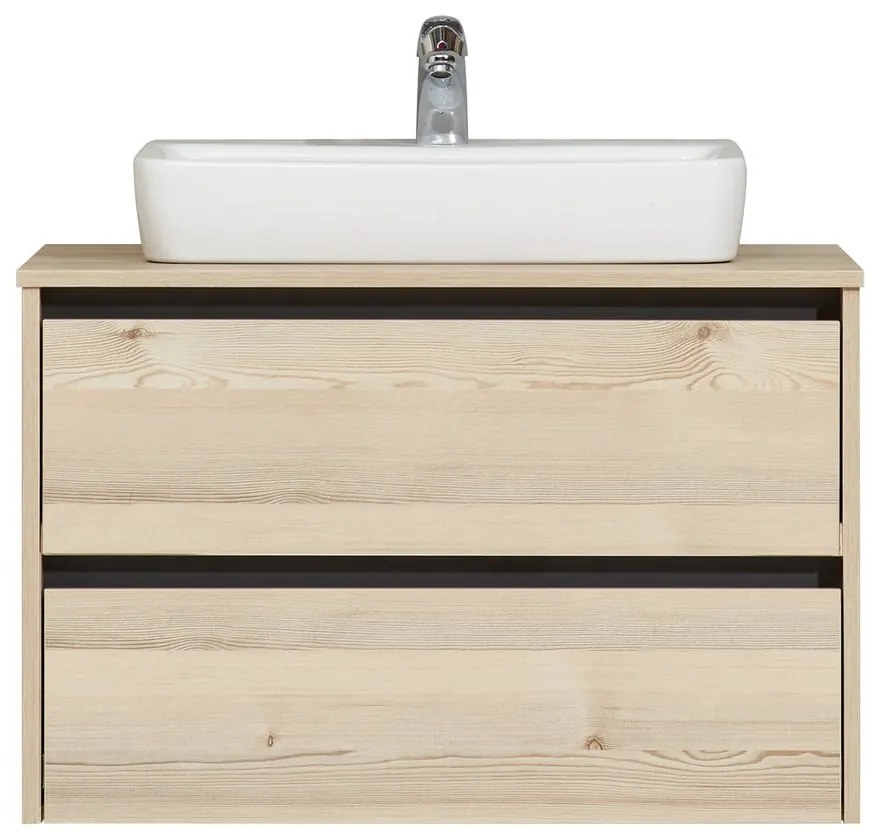 Doska pod umývadlo v dekore borovice v prírodnej farbe Quickset 393 – Pelipal