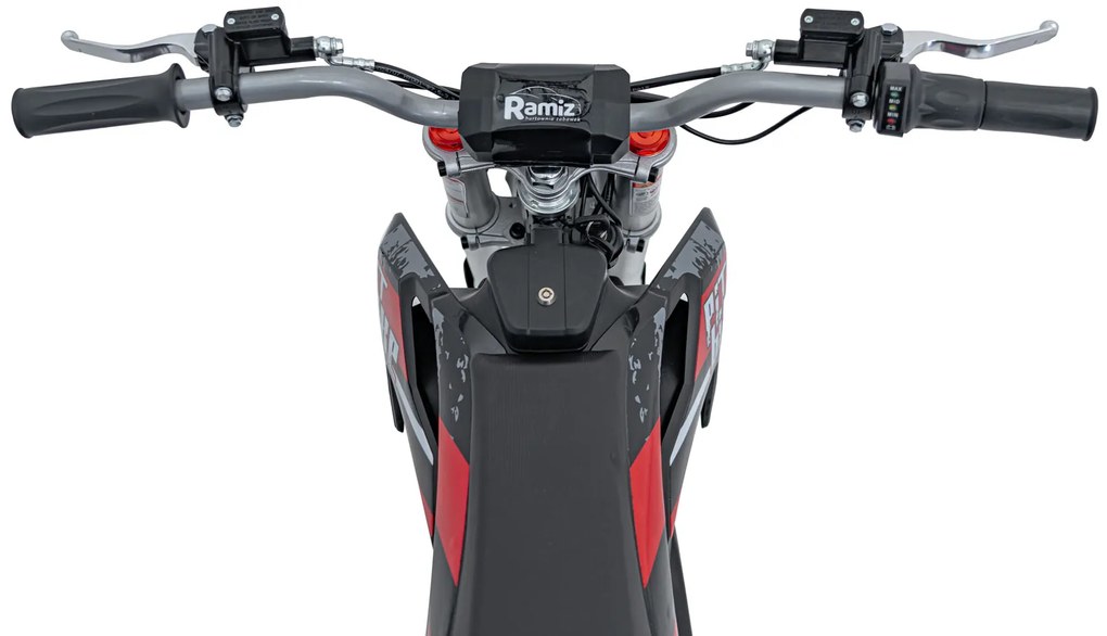 Elektrický detský PIT BIKE s batériovým motorom - červený