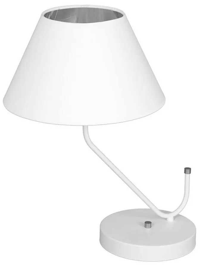 Milagro Stolná lampa VICTORIA 1xE27/60W/230V biela MI0436
