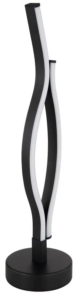 Globo 67206T - LED Stolná lampa GERONIMO LED/12W/230V čierna