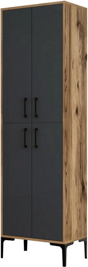 Skriňa Berlin Walnut and Anthracite