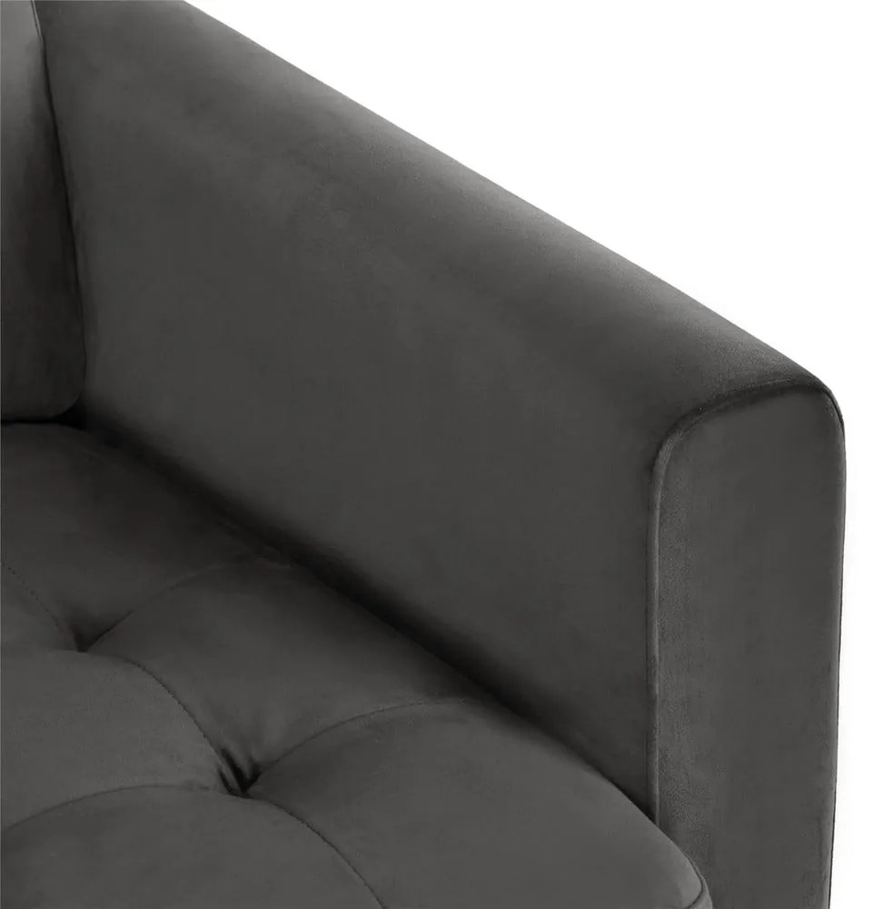 Sivá rohová pohovka Strummer - CosmoLiving by Cosmopolitan