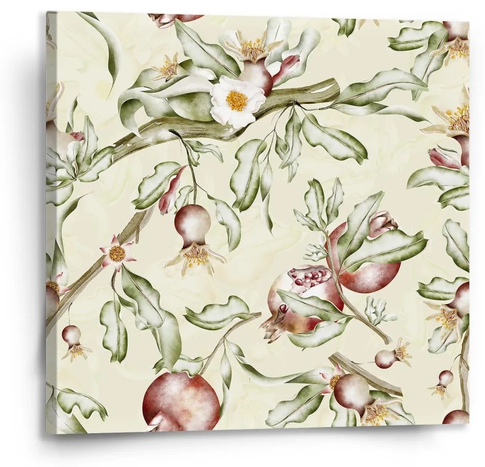 Sablio Obraz Ovocný akvarel - 110x110 cm