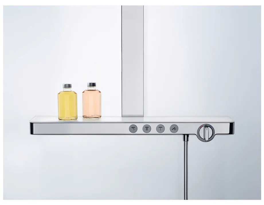 Hansgrohe Rainmaker Select, Showerpipe 460 3jet EcoSmart 9 l/min s termostatom, biela/chrómová, HAN-27029400