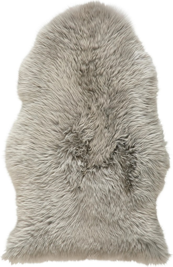 XXXLutz OVČIA KOŽUŠINA, 60/90 cm, strieborná Linea Natura - Koberce - 007821017004