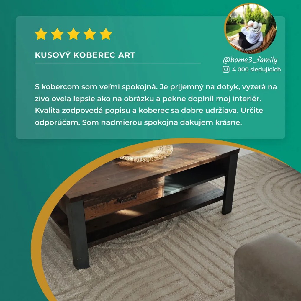 Kusový koberec Art 1121 Silver kruh, 120x120 (priemer) kruh, šedá, obývacia izba, Ayyildiz