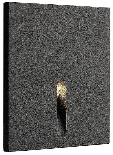 Rabalux 71169 - Vonkajšie schodiskové svietidlo BOVEN LED/3W/230V IP54 čierna