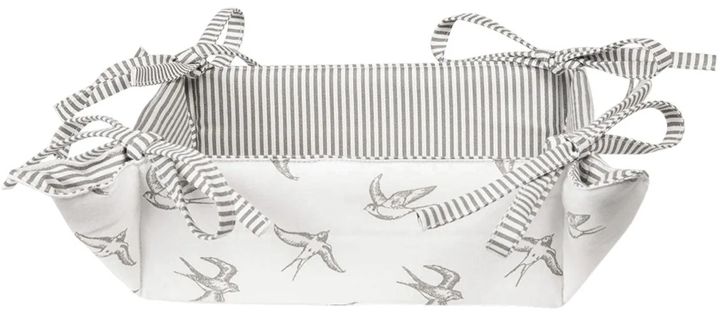 Bavlnený košík na servírovanie pečiva Swallow Sky - 35 * 35 * 8 cm