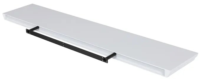 Autronic BONTEC Polička, mdf, čierna, P-026 BK Farba: Biela