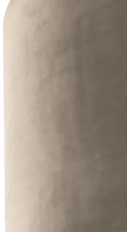 Zamatový tienidlo taupe 50/50/25 so zlatým vnútrom