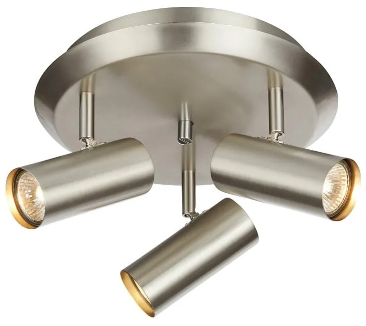 Nástenné svietidlo v striebornej farbe Markslöjd Barcelona Tres