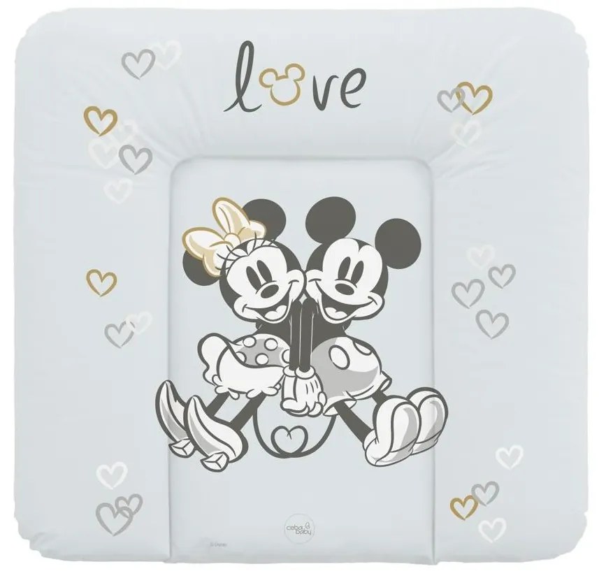 CebaBaby - Prebaľovacia podložka s trojhranná DISNEY 75x72 cm šedá AG0242