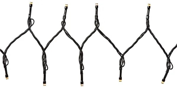 Nedis WIFILX01W200-LED Vianočná reťaz 200xLED/8 funkcií 25m IP65 Wi-Fi Tuya teplá biela