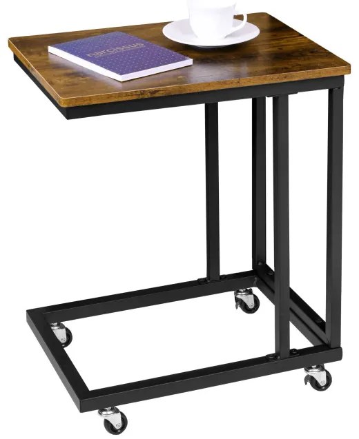 Príručný stolík MEREN starý dub