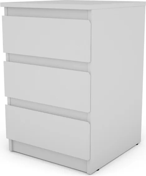 Skrinka/vysoký nočný stolík Carlos 403S, biela