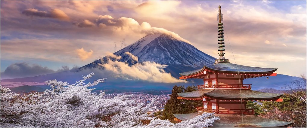 Obraz - Hora Fuji (120x50 cm)