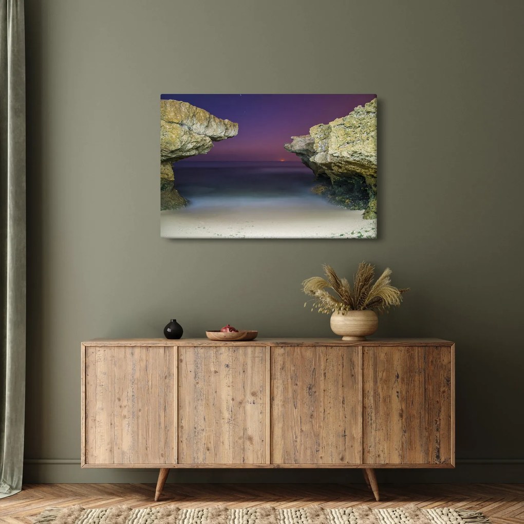 Obraz - morský útes (90x60 cm)