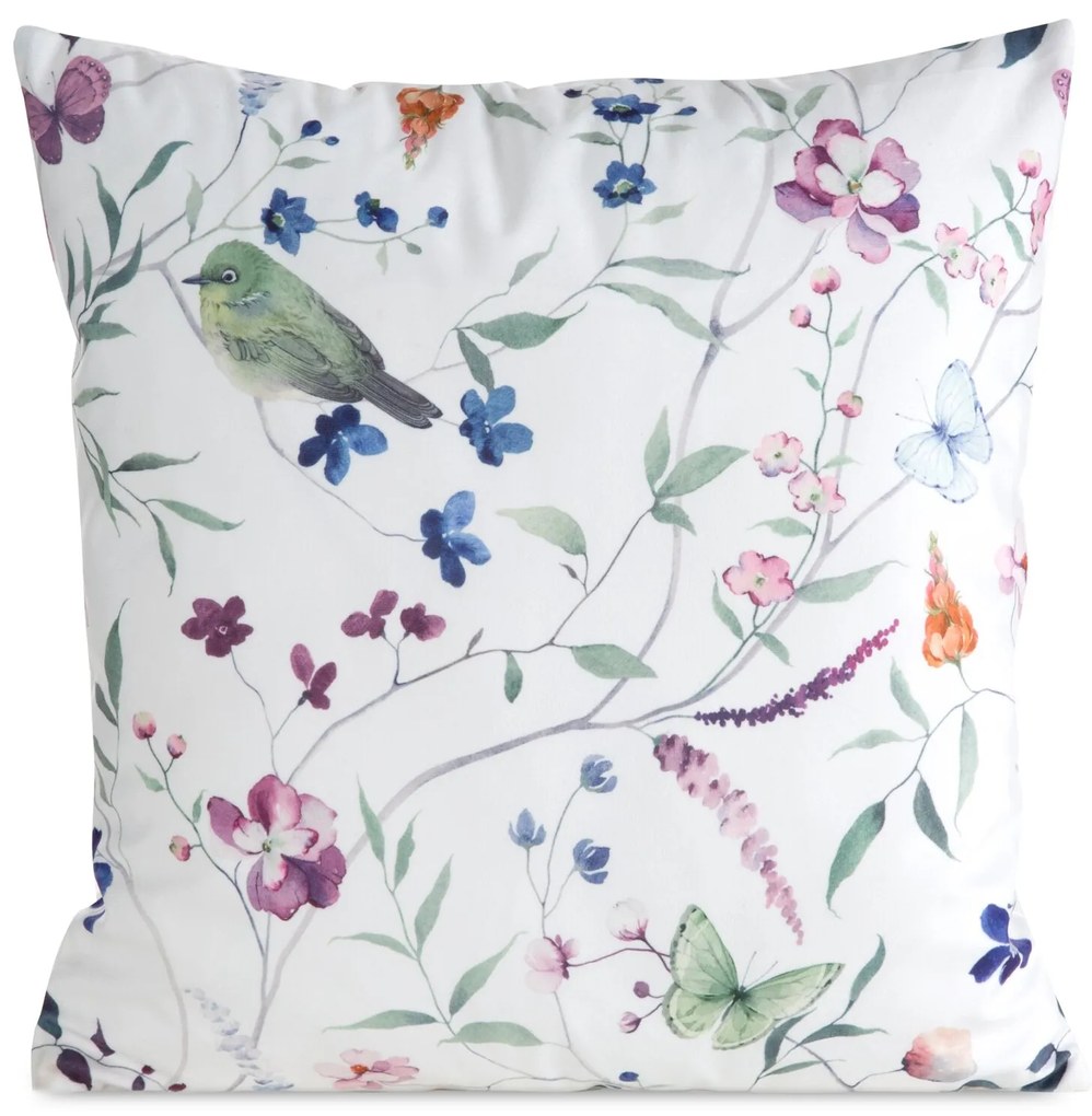 DEKORAČNÁ OBLIEČKA NA VANKÚŠ MINK36 45X45 CM KVETY